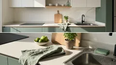 Verde en la cocina según el Feng Shui: cómo equilibrar el fuego sin saturar el espacio