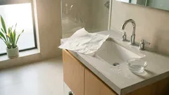 Cómo devolver el brillo a las llaves del baño: el truco del papel para hornear que afloja el sarro